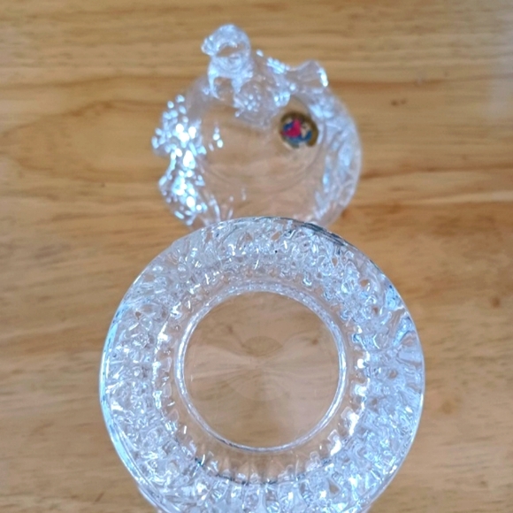 Vintage Echt Bleikristall Crystal Cut Bird Lid Sugar/ Candy Bowl - Picture 7 of 10